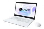  Lavie Direct NS カームホワイト(SSD新品)　※テンキー付(S00003)　中古ノートパソコン、NEC、Windows10、SSD 120GB以上