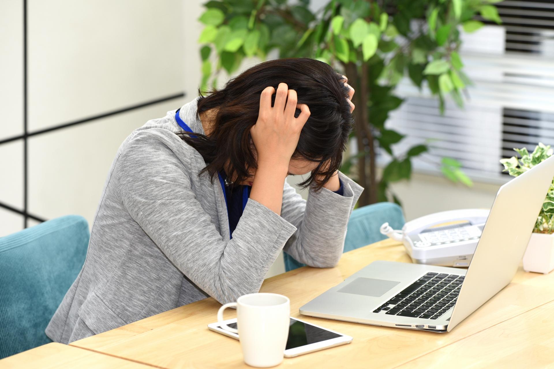 作業効率低下のイメージ