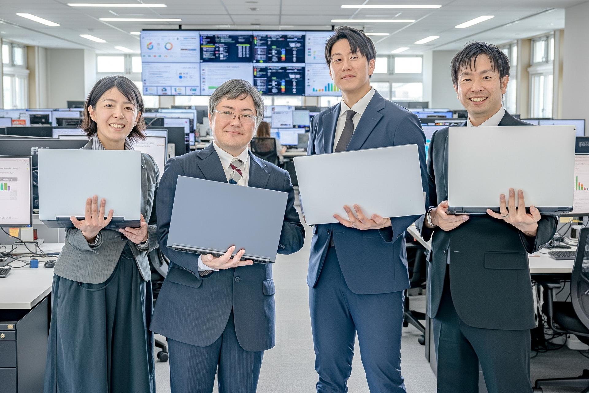 国内メーカーノートパソコンのイメージ