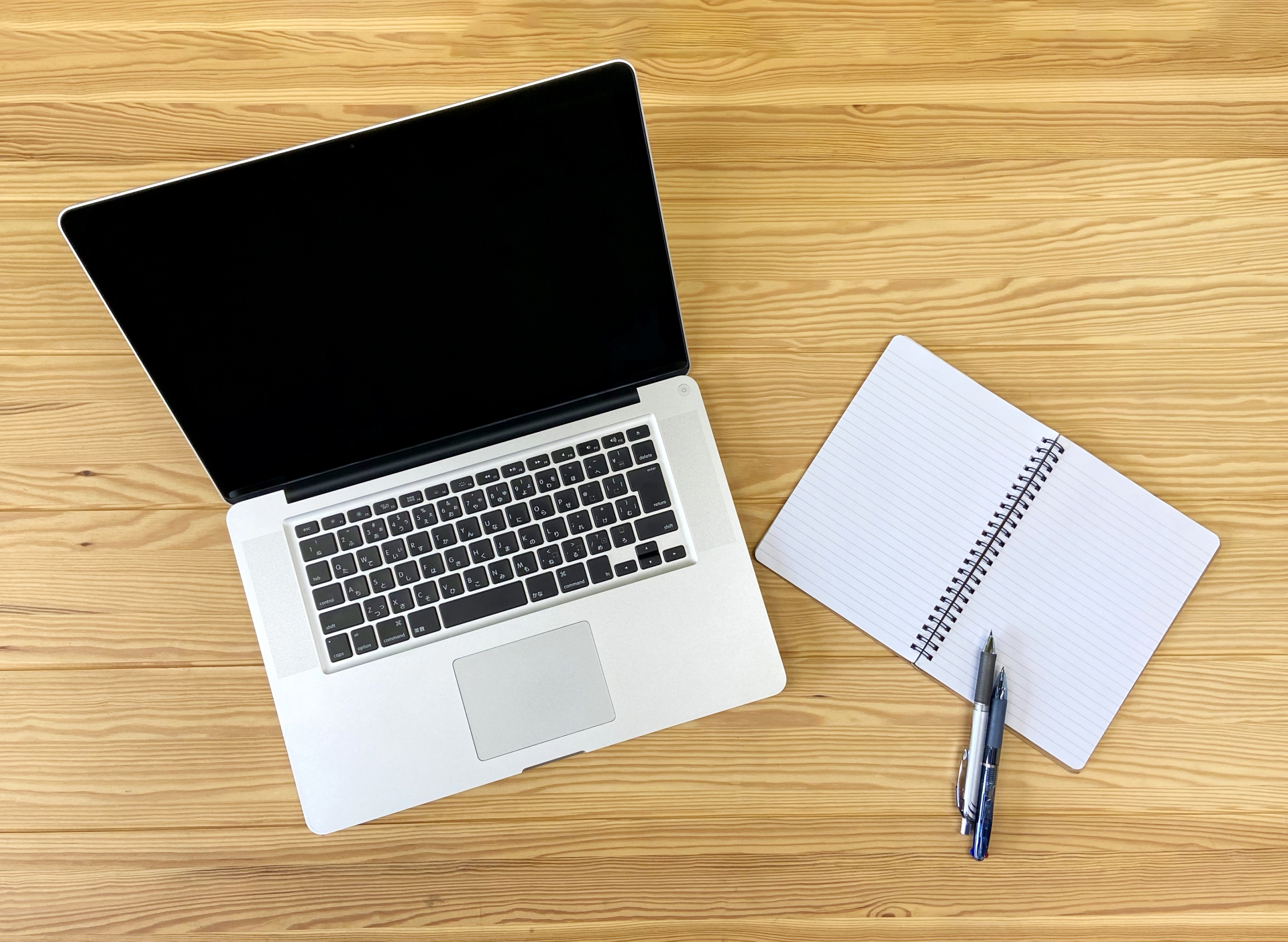 ノートパソコン操作イメージ