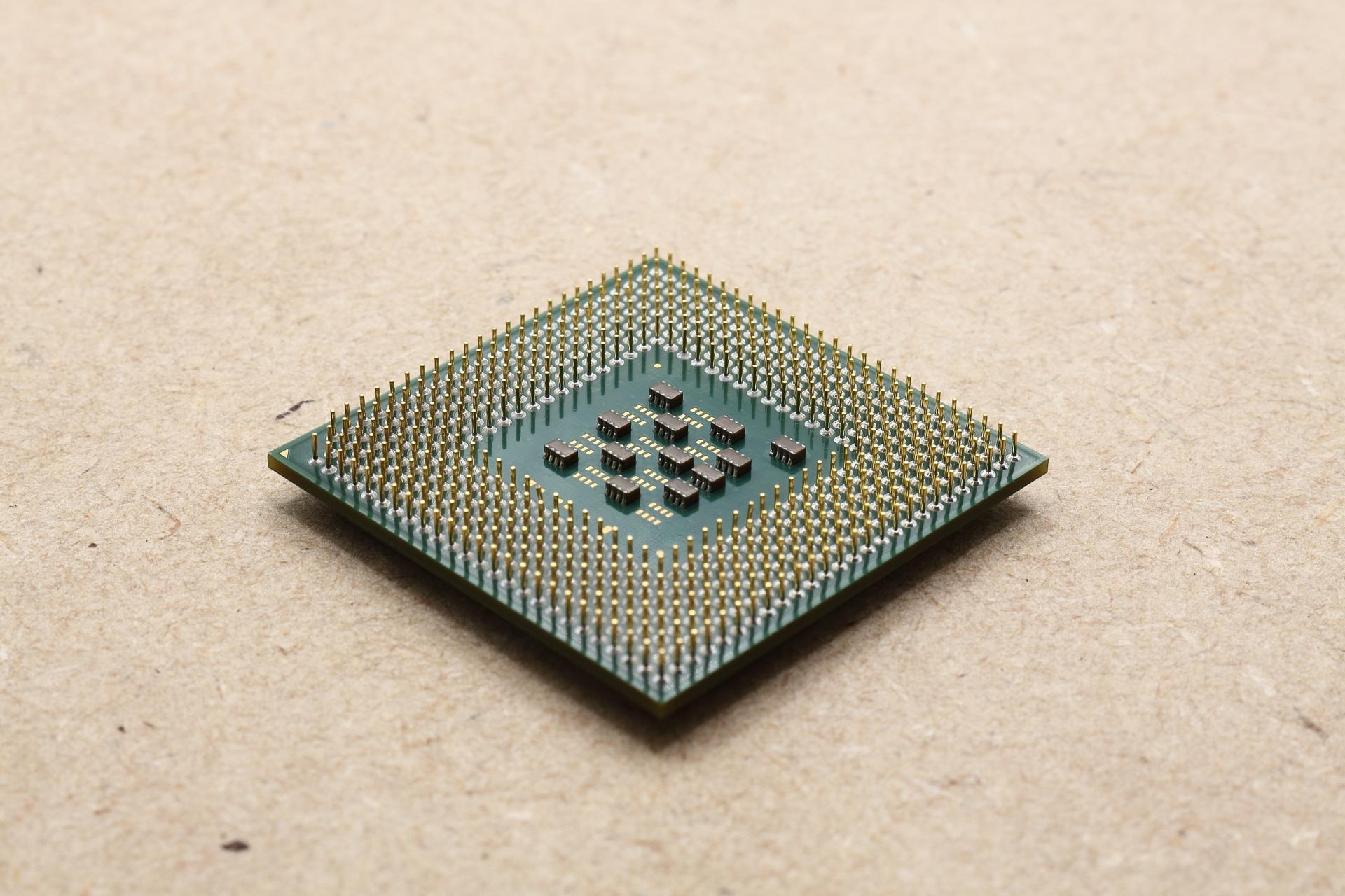 CPUプロセッサのクローズアップ