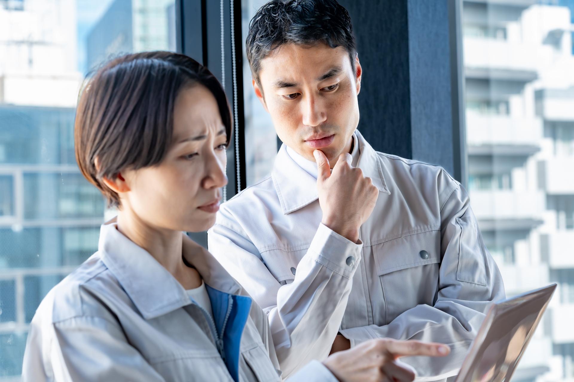 建築現場でのPC利用イメージ