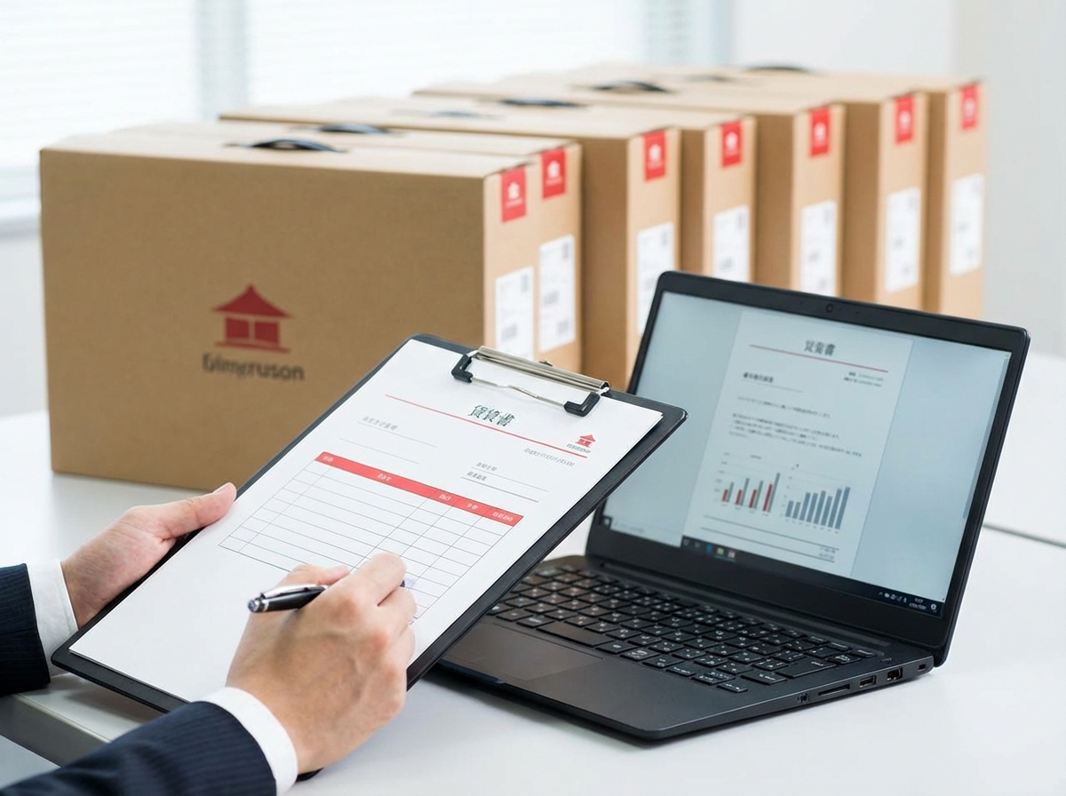 見積と出荷準備のイメージ