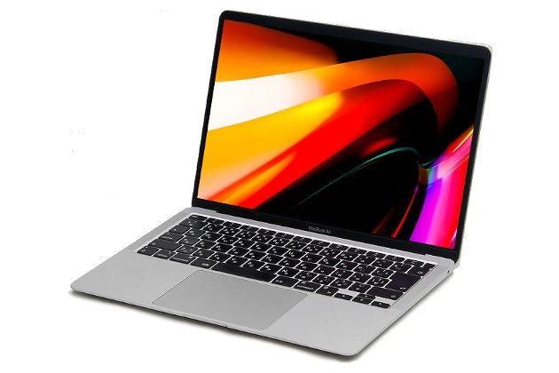 【即納パソコン】MacBookAir (M1, 2020) シルバー(44800)