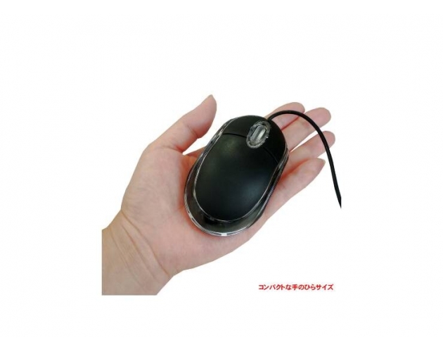  Lazos 光学式有線マウス（新品）【L-MS-BK 】(13277、02) 拡大