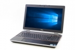 【即納パソコン】Latitude E6520　※テンキー付(36205)　中古ノートパソコン、DELL（デル）、無線LAN対応モデル