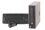 【即納パソコン】 EliteDesk 800 G2 SFF(SSD新品)(37769)　中古デスクトップパソコン、HP（ヒューレットパッカード）、Windows10、SSD&HDDダブル搭載