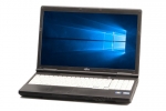 【即納パソコン】LIFEBOOK A572/FW　※テンキー付(37933)　中古ノートパソコン、FUJITSU（富士通）、Windows10、CD/DVD再生・読込