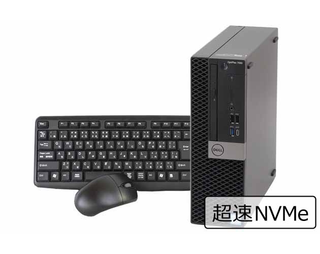 【即納パソコン】OptiPlex 7060 SFF (Win11pro64)(SSD新品) 7D8(39859) 拡大
