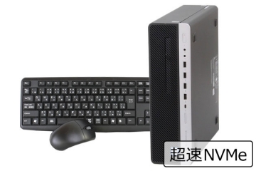 【即納パソコン】EliteDesk 800 G4 SFF(HDD新品)(SSD新品)(40035) 中古デスクトップパソコン
