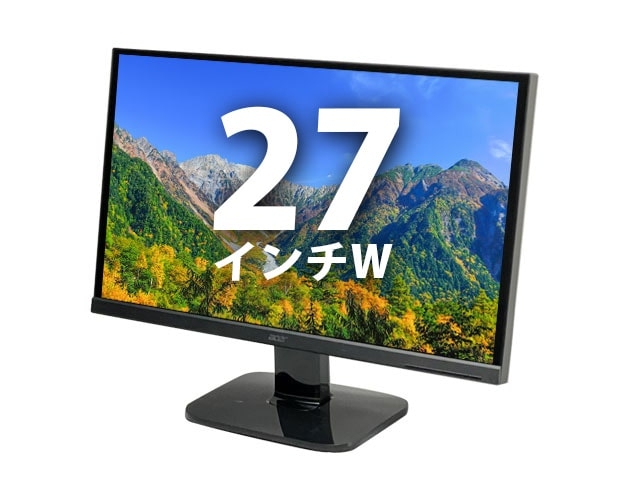  27インチワイド液晶ディスプレイ Acer KA270H(40412) 拡大