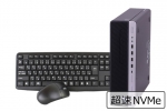 【即納パソコン】EliteDesk 800 G3 SFF(SSD新品)(39345)　中古デスクトップパソコン、Windows10、6世代