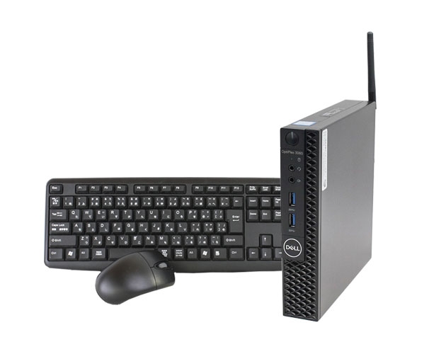 【即納パソコン】OptiPlex 3060 Micro 無線アンテナ付き (Win11pro64) 5D8(46821) 拡大
