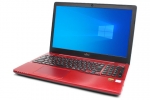 【即納パソコン】LIFEBOOK AH53/B2 [ルビーレッド](SSD新品)　※テンキー付(41534)　中古ノートパソコン、FUJITSU（富士通）、Windows10