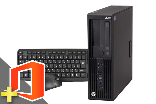  Z230 SFF Workstation (Microsoft Office Home and Business 2019付属)(38551_ssd480g_m19hb) 拡大