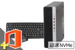 EliteDesk 800 G4 SFF(Microsoft Office Home and Business 2019付属)(SSD新品)(39348_m19hb)　中古デスクトップパソコン、SSD 120GB以上